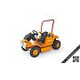 AS MOTOR AS940/4 RC SHERPA - TRATTORINO TOSAERBA FALCIATUTTO PER PENDENZE CON RADIOCOMANDO